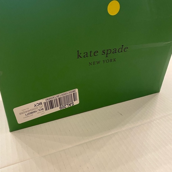 Kate Spade Women’s Nappa White Leather Sneakers Lace Up size 8.5 used in box - Picture 13 of 14